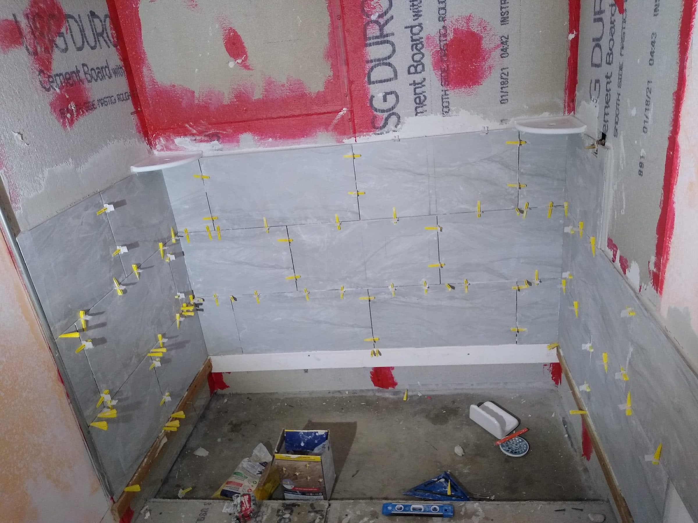 Freshly finished drywall interior by Moose Homes